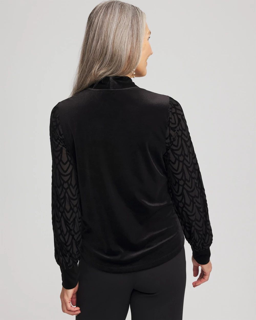 Art Deco Velvet Burnout Top | Chico's
